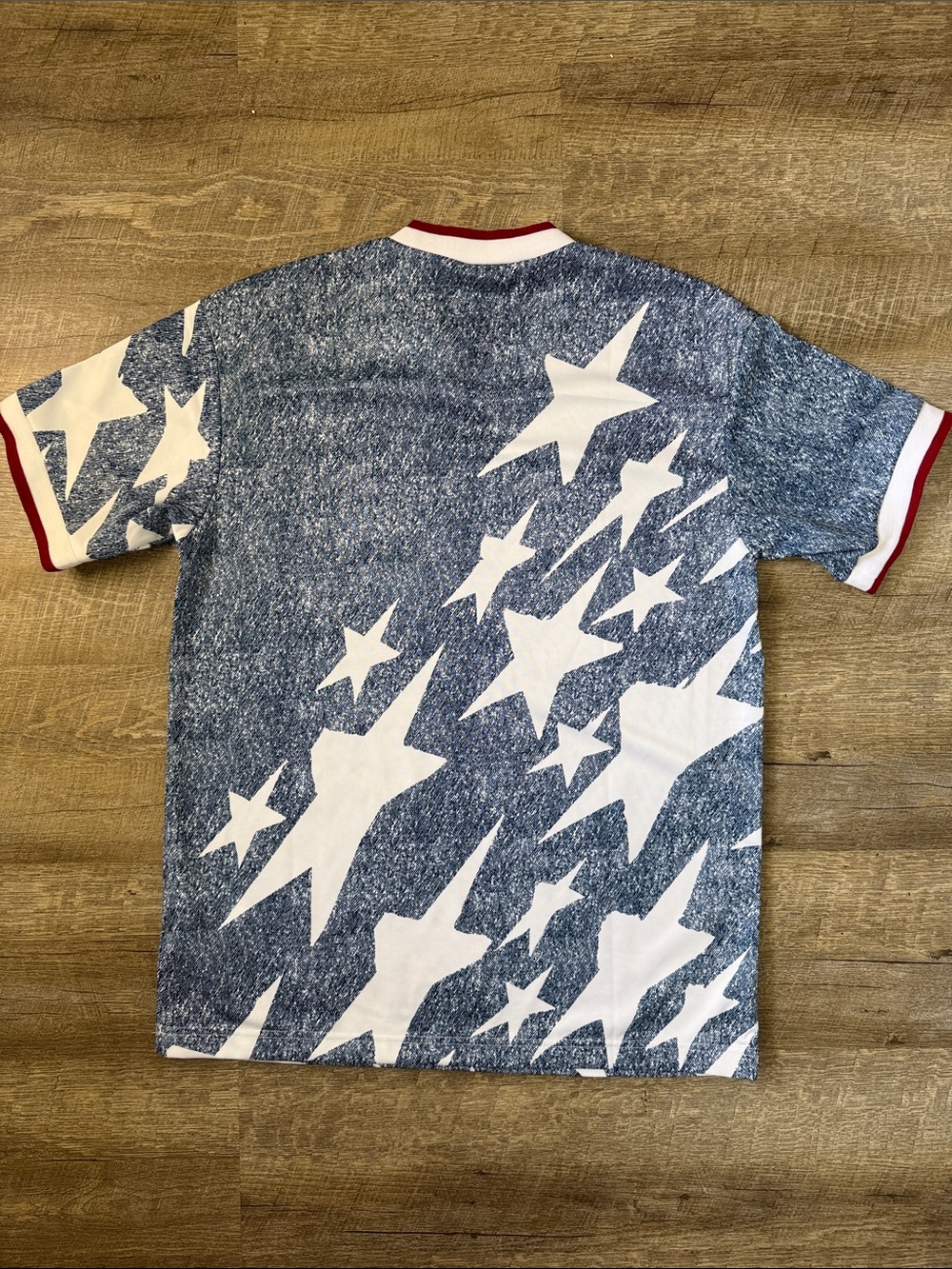 Adidas Denim Graphic Jersey Size Medium - Picture 3 of 3